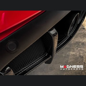 Alfa Romeo 4C Rear Diffuser Flap Deflector - Carbon Fiber - Gloss